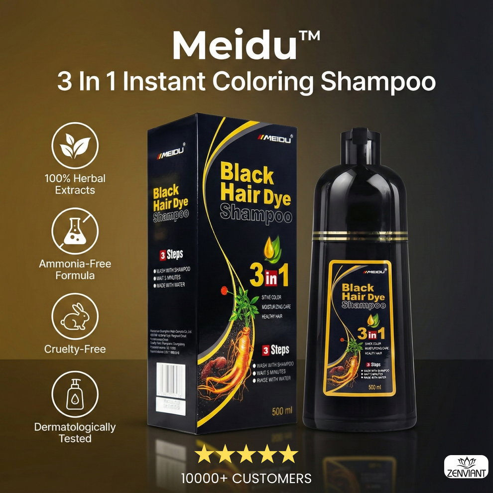 Meidu™ 3 In 1 Instant Coloring Shampoo – Zenviant