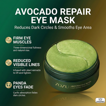 AvoLuxe™ Avocado & Gold Eye Patches