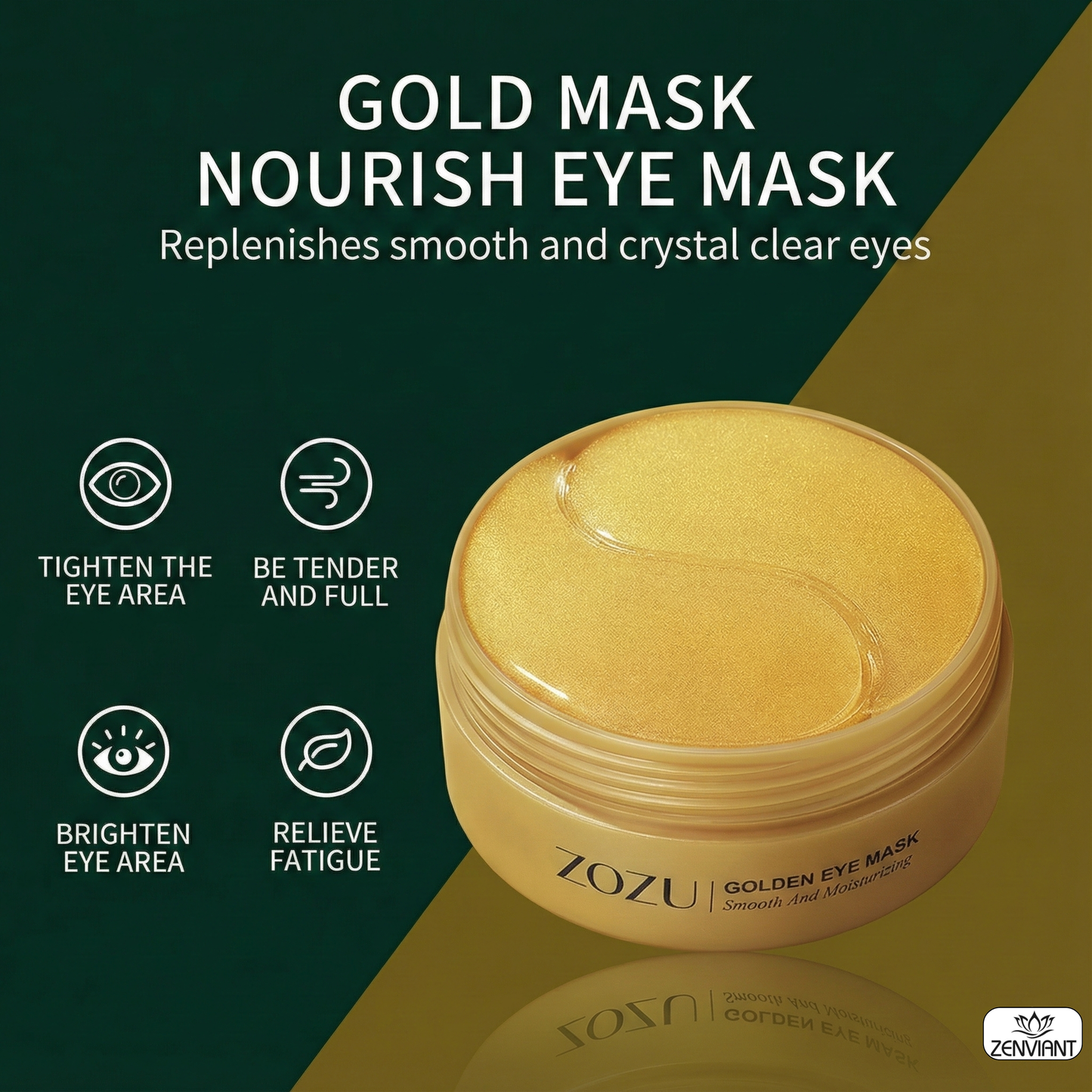 AvoLuxe™ Avocado & Gold Eye Patches