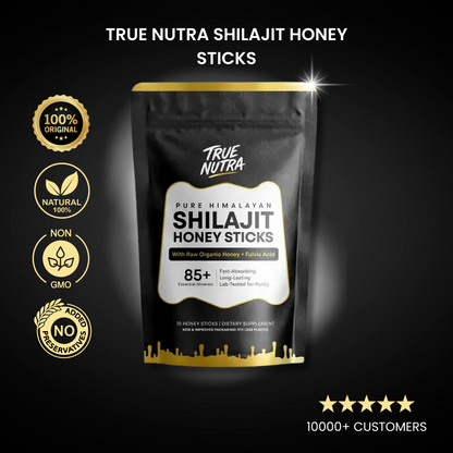 True Nutra Shilajit Honey Sticks