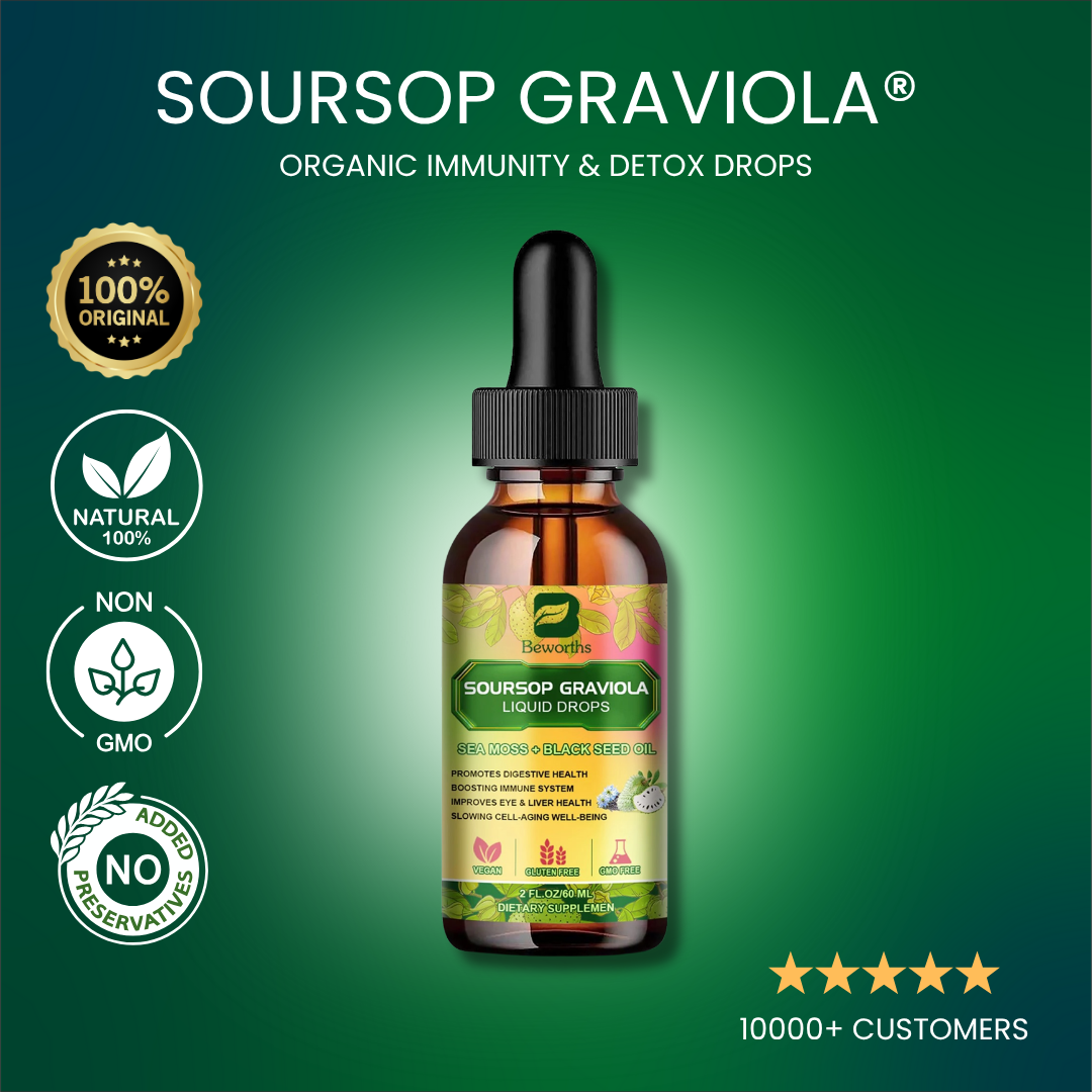 Soursop Graviola™ Organic Immunity & Detox Drops