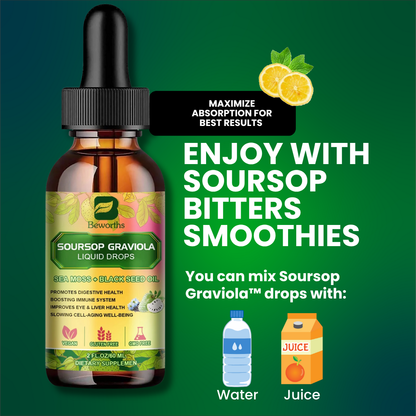 Soursop Graviola™ Organic Immunity & Detox Drops