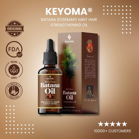 Keyoma® Batana Rosemary Mint Hair Strengthening Oil
