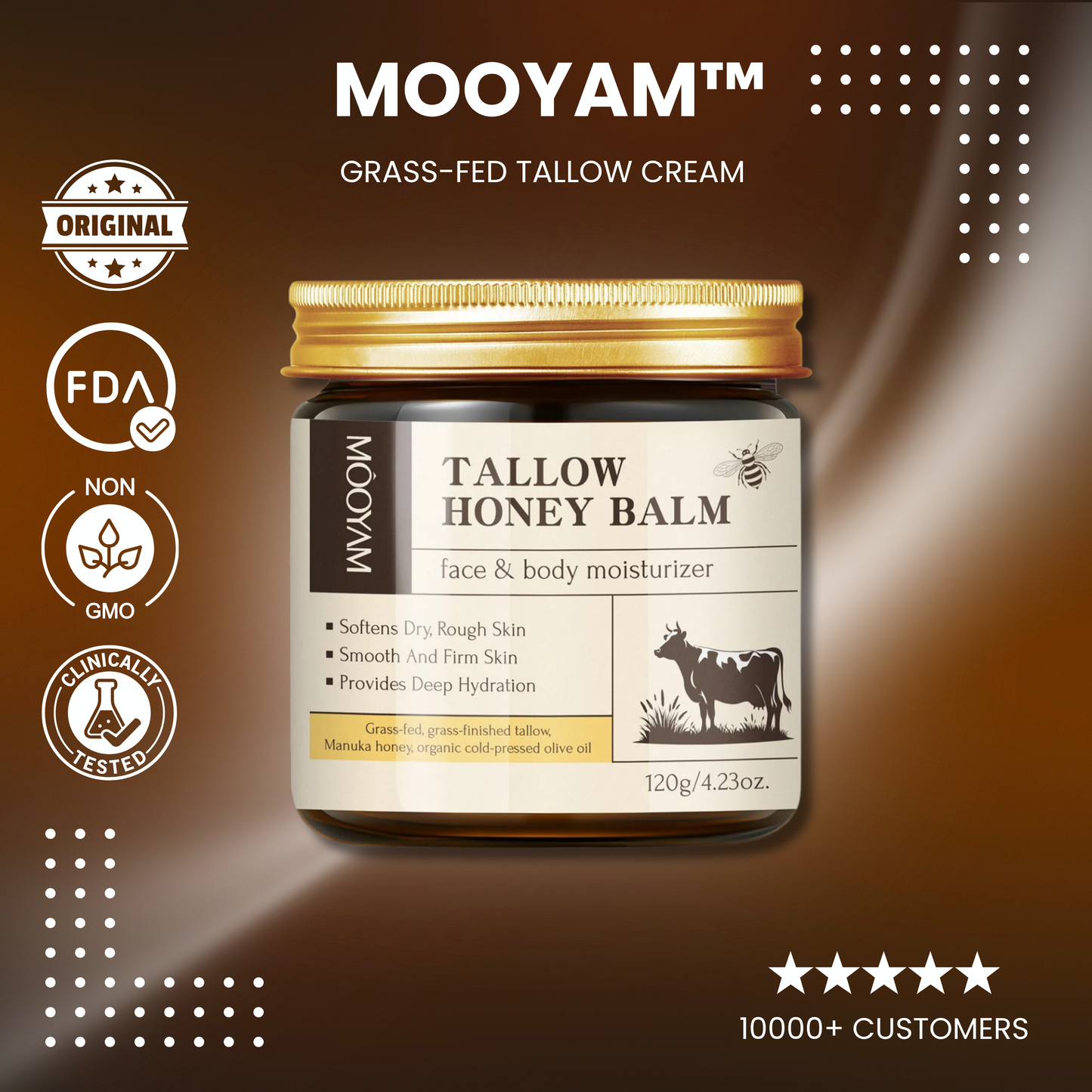Mooyam™ Grass-Fed Tallow Cream
