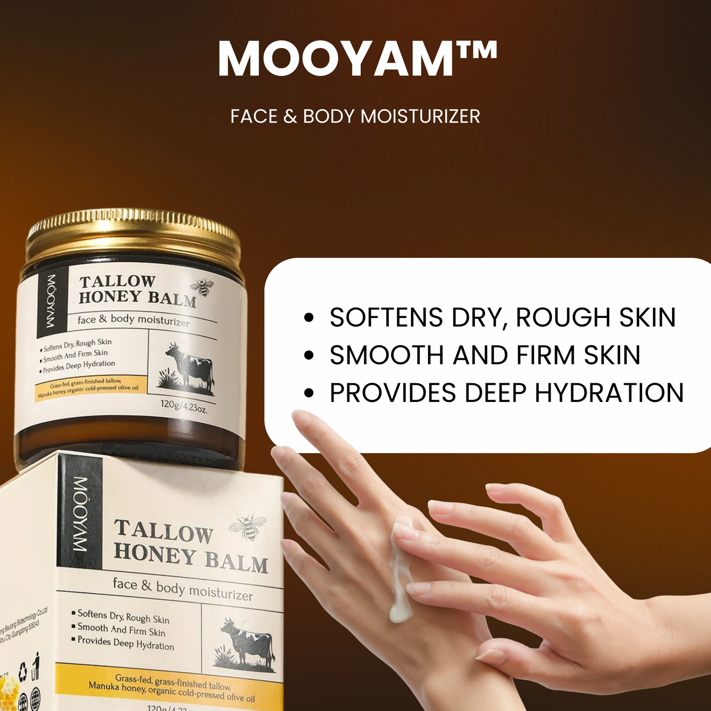 Mooyam™ Grass-Fed Tallow Cream