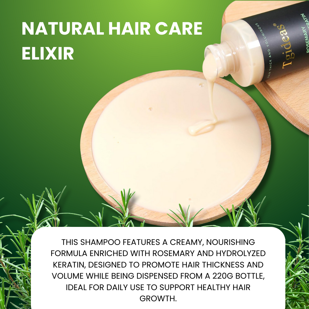 Tgideas® Rosemary Hydrolyzed Keratin Shampoo