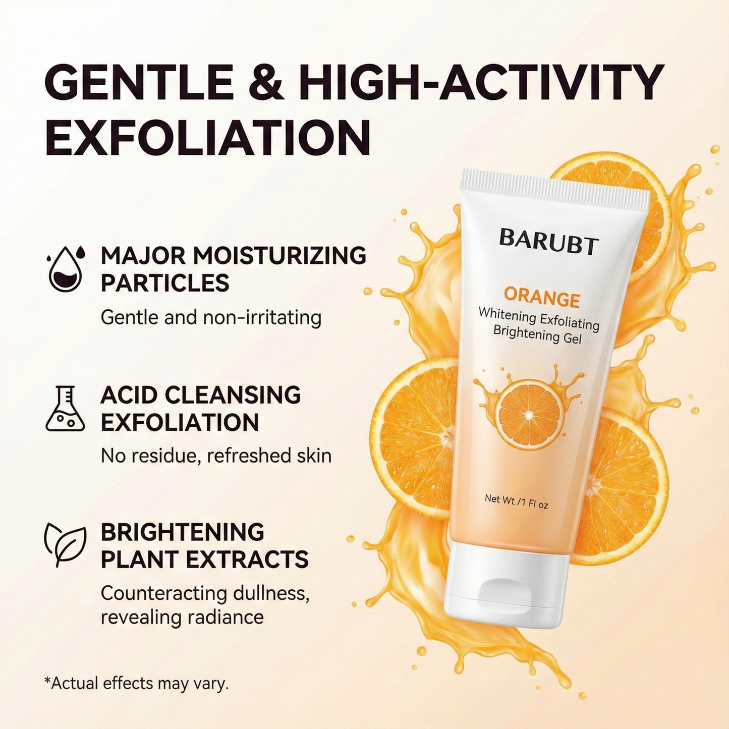 BARUBT™ Orange Whitening Exfoliating Gel